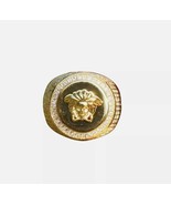 Sterling Silver Round-Cut Diamond Fully Medusa Versace Style Mens Ring - $363.42 CAD