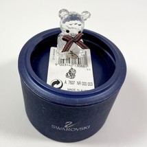 RARE Swarovski Bear  Honey Pot and Bow Tiny Figurine Chris Bear Orig Box 213068 - £69.59 GBP