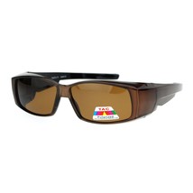 Polarized Lens Fit Over Glasses Sunglasses Womens Rectangular OTG Frame - £9.50 GBP+