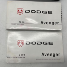 2008 Dodge Avenger Owners Manual Set with Case OEM I02B03008 - £25.17 GBP