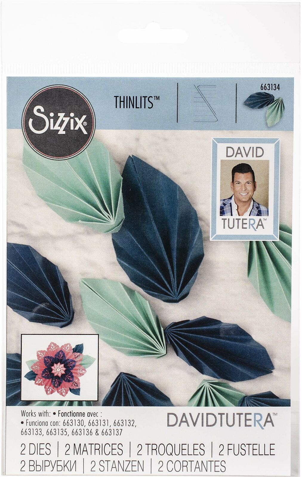 Sizzix Thinlits Die Set Fan Leaf by David Tutera (2-Pack) Multicolor - $24.99