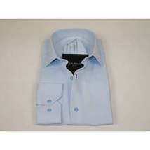 Men's Shirt, Hankie CASILA Turkey Cotton Blend Long Sleeves 502050-08 Blue Pique image 3