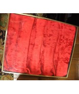 Vintage small display case with red velvet 10 1/2 by 12 1/2 by 1 1/2 inch - £22.78 GBP