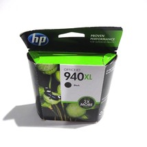 Genuine HP 940XL Black Ink Cartridge C4906AN exp 07/2014  - £7.58 GBP