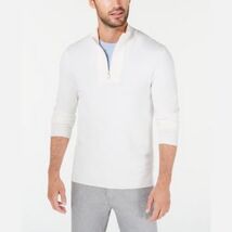 Alfani Mens Quarter-Zip Ribbed Placket Sweater - $22.50