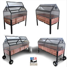 GREENHOUSE COVER - Raised Garden Bed Amish Hot Box Top - £619.41 GBP+