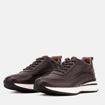 The Modena Brown Leather Men Sneaker image 2