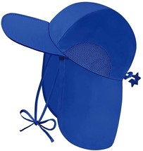 Baby Sun Protection Hat  Kids UPF 50 Size 4T to 8T Blue NEW - £11.15 GBP