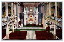 St Louis Cathedral Interior New Orleans Louisiana LA UNP Linen Postcard Y4 - £3.16 GBP