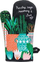 Blue Q Funny Oven Mitt ~ Parsley, Sage, Rosemary and F**k Off, 100% Cotton - $23.02 CAD
