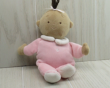 North American Bear Co Little Princess pink soft plush doll brown tan AA... - $9.35