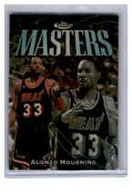1997-98 Topps Finest Alonzo Mourning Silver Refractor Masters 0548/1090 no peel - £13.19 GBP