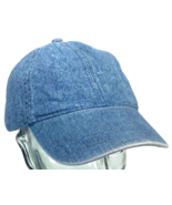 Vtg Denim Hat-Blue-No Logo-Jean Cap - £18.38 GBP