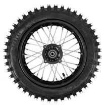 80/100-12 Rear Tire Disc Brake Rim 15mm Bearing Set for Pit Pro Dirt Trail Bike - £62.89 GBP