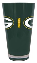 Green Bay Packers Glass 20oz Pint Plastic Insulated CO - $36.99