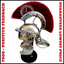 Medieval Roman Centurion Helmet, Fully Wearable best for Role Play X-mas Gift - £52.79 GBP