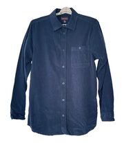 Boulder Creek Trading Corduroy Shirt Mens Large Dark Blue Big &amp; Tall - $23.76