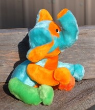 Whimsical Elephant Colorful Stuffed Animal Toy - £3.91 GBP