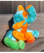 Whimsical Elephant Colorful Stuffed Animal Toy - £3.87 GBP