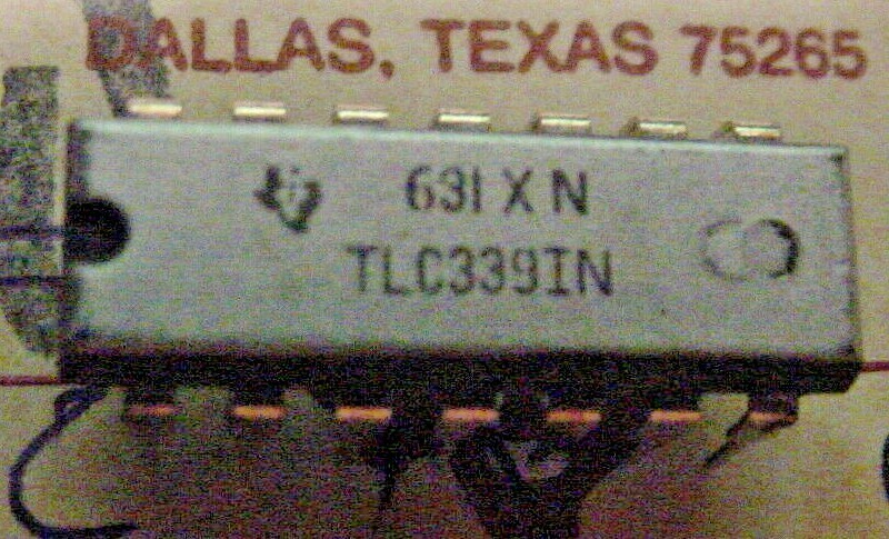 1 TI&#39;s TLC339IN LINCMOS DIFF COMPARATOR QUAD IC 14-DIP - $1.24