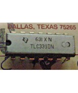 1 TI&#39;s TLC339IN LINCMOS DIFF COMPARATOR QUAD IC 14-DIP - $23.32 MXN