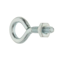 10 Pack Everbilt 3/8 in. x 2-1/2 in. Zinc-Plated Steel Eye Bolts with Nuts 160LB - £37.73 GBP