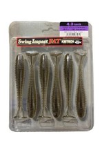 Keitech Fat Swing Impact 4.3 inch Soft Paddle Tail Swimbait Electric shad - $12.65