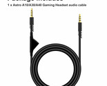 Replacement Audio Cable Cord Mute Control For Astro A10 A40 Gaming Heads... - £18.18 GBP