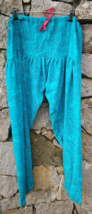 Blue Salwar Pants Women Indian Harem Trousers Ethnic Boho Pakistani Smal... - £8.21 GBP