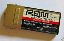Casio ROM Pack World Songs, RO-551 for Many PT MT CT SK DH ROM Casio Key... - $14.99