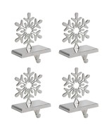 Snowflake Stocking Holder, Chrome, 4-Pack - $42.99