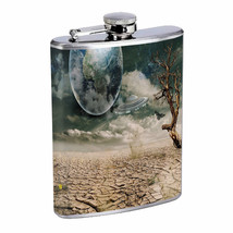 UFO Cosmos Em4 Flask 8oz Stainless Steel Hip Drinking Whiskey - £11.80 GBP