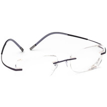 Silhouette Eyeglasses 7581 40 6057 Titan Violet Rimless Frame Austria 52[]19 140 - £117.62 GBP