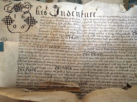 c17th Rare Vellum Indenture Dealing With Thomas Watson Property Issues c1680 - £411.72 GBP