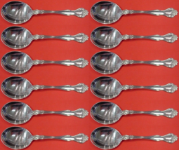 George and Martha by Westmorland Sterling Silver Cream Soup Spoon Set 12 pcs - $30,289.96 MXN