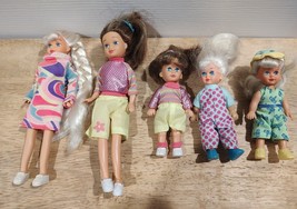 5 Vintage 1990&#39;s Kid Kore Dolls - Two 8&quot; and Three 5&quot; Dolls - £15.21 GBP