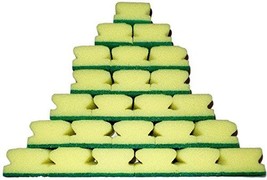18 Durable Sponge Scrubbers Great for Dishes, Sinks, &amp; Counter Tops Spon... - £11.72 GBP