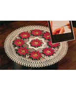 Xmas Fiesta Opalescent Doily Holiday Coaster Egg Warmer Stockings Patterns - £7.83 GBP
