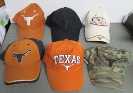 Vintage Texas Longhorns UT TEXAS UNIVERSITY HAT Cap Logo TRUCKER HAT LOT - £58.99 GBP