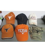 Vintage Texas Longhorns UT TEXAS UNIVERSITY HAT Cap Logo TRUCKER HAT LOT - £58.99 GBP