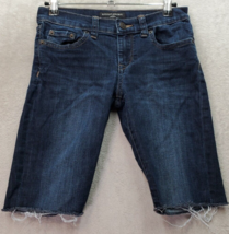 Banana Republic Cut-Off Shorts Women&#39;s Size 24 Dark Blue Denim Cotton Pockets - £17.66 GBP