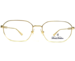 Brooks Brothers Brille Rahmen BB 1053 1001 Gold Quadratisch Voll Felge 5... - $69.55