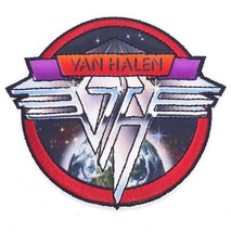 Van Halen - Space! Iron On Sew On Printed &amp; Embroidered Patch 3 1/2 &quot;x 3&quot; - £5.49 GBP