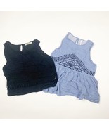 Xhiliration &amp; Chloe K Womens Top Blue and Black Size S Sleeveless - Lot ... - $199.52 MXN