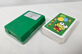 Vintage Sanrio Keroppi Mini Playing Cards 34125-8 Complete Set Green Cas... - $14.99