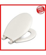 Durable Round Toilet Seat - Biscuit Color, Manual Operation with Slow Close - $1,093.55 MXN