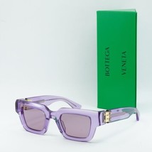 BOTTEGA VENETA BV1230S 003 Transparent Lilac/Violet 49-23-140 Sunglasses New ... - $391.46