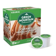 Green Mountain Caramel Vanilla Coffee 18 to 144 Keurig K cups Pick Any Quantity - £17.34 GBP+