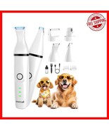 Lightweight 4-in-1 Dog Grooming Kit: Low Noise Clippers for Small Dogs &amp;... - $50.48
