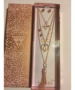 Guess Crystal Three Layered Heart TASSEL Charm Necklace Earrings Set new... - €50,18 EUR Guess Crystal Three Layered Heart TASSEL Charm Necklace Earrings Set new... - €50,18 EUR